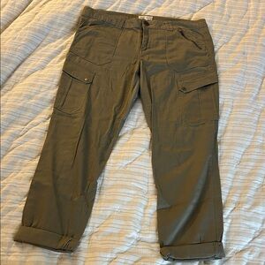 Jolt Khaki cuffed Cargo/Trousers - Sz 13